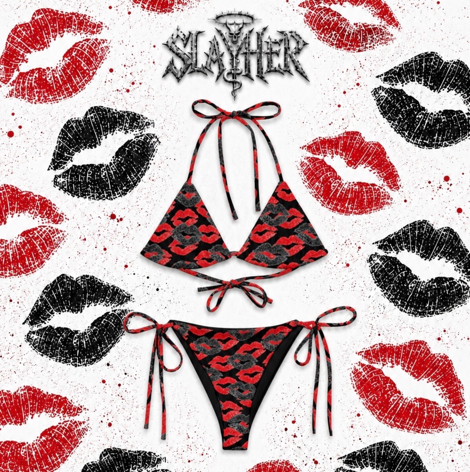 SlayHER Kiss Swim (Blood Red)