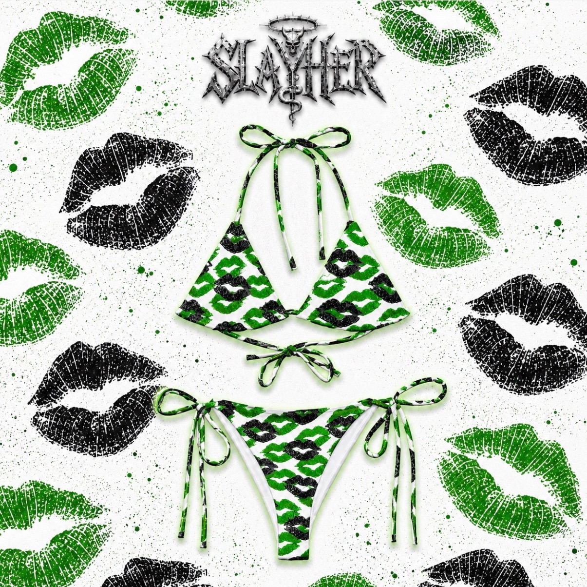 SlayHER Kiss Swim (Toxic Green)